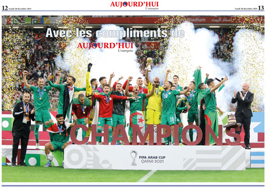 avec les compliments de « AUJOURD&rsquo;HUI l&rsquo;entreprise