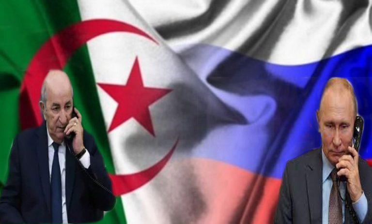 Poutine s’entretient avec Tebboune