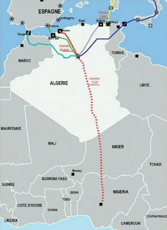 Malgré les coups fourrés de l’Espagne:   Le gazoduc transsaharien traversera bien le territoire algérien