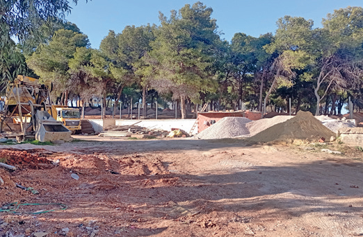 Guelma/ Cadre de vie urbain:  Une pinède transformée en jardin public