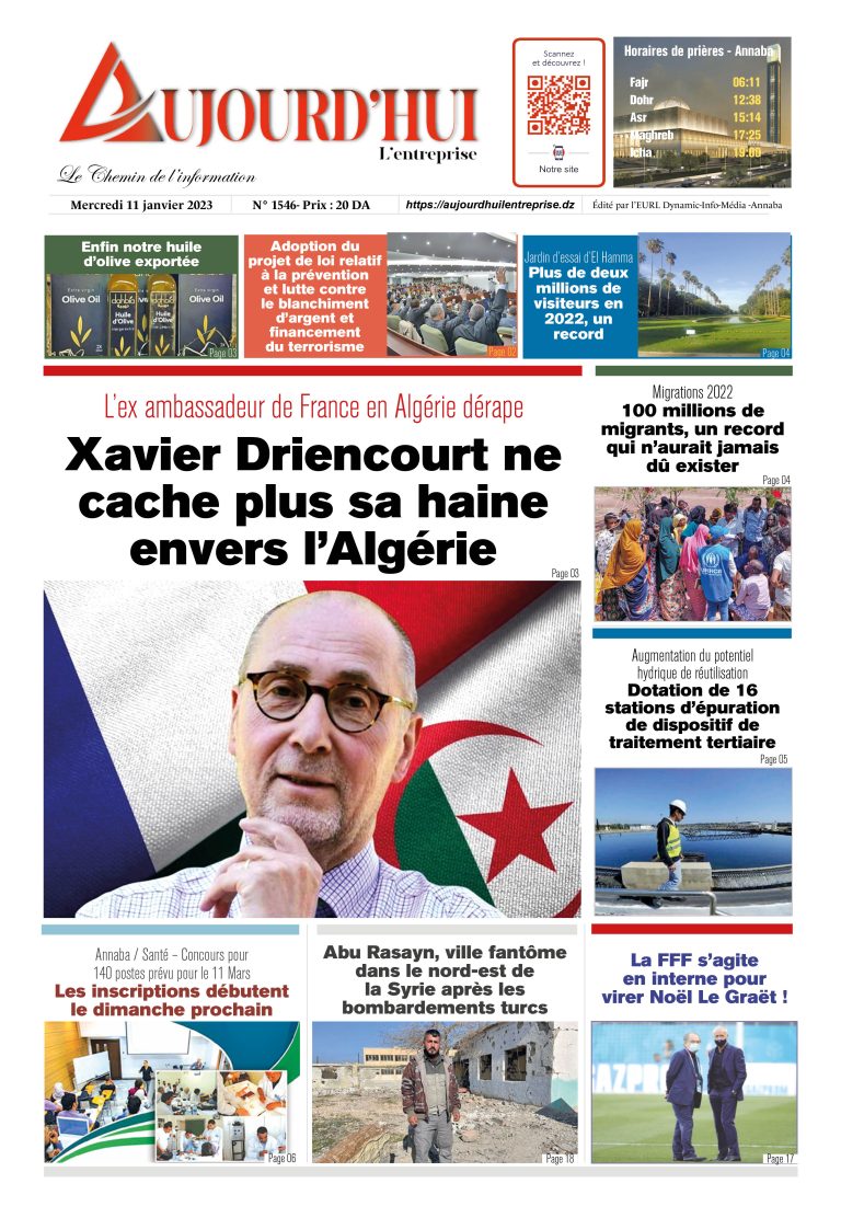 L’ex ambassadeur de France en Algérie dérape:Xavier Driencourt ne cache plus sa haine envers l’Algérie