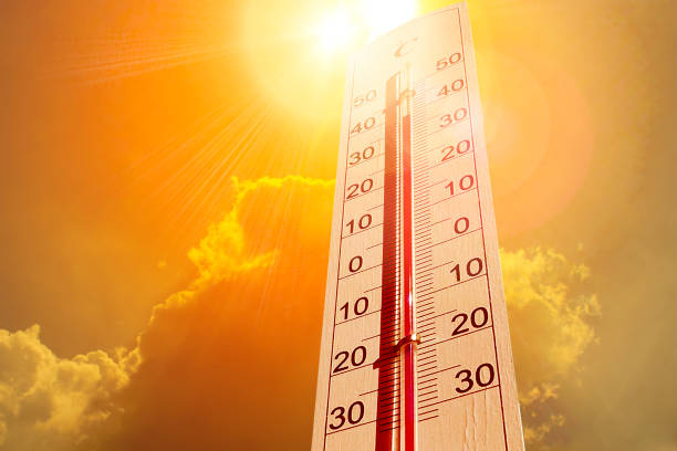 Thermometer in the sky, the heat