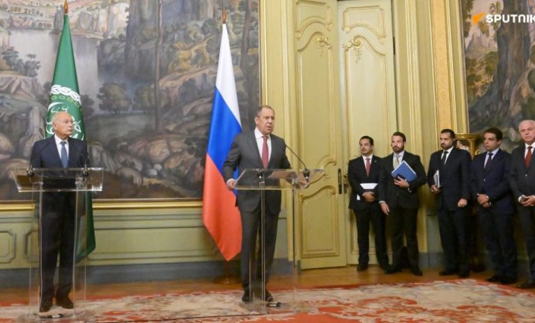 Lavrov: Le règlement de la question palestinienne doit se faire sur la base d&rsquo;une solution à deux Etats