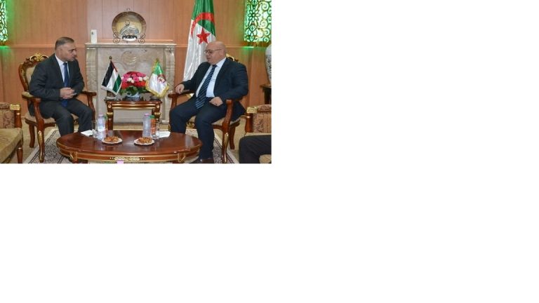 Rebiga reçoit l&rsquo;ambassadeur de l&rsquo;Etat de Palestine en Algérie