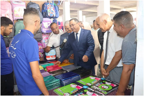 El Tar:f Inauguration d’un marché dédiée aux fournitures scolaires