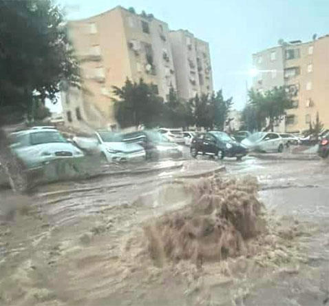 Guelma/ Intempéries Des pluies orageuses inondent les routes