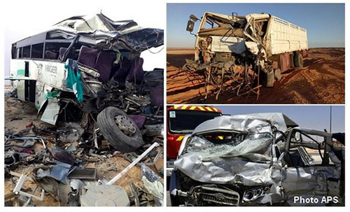 Accidents de la circulation :26 morts et 1386 blessés en une semaine