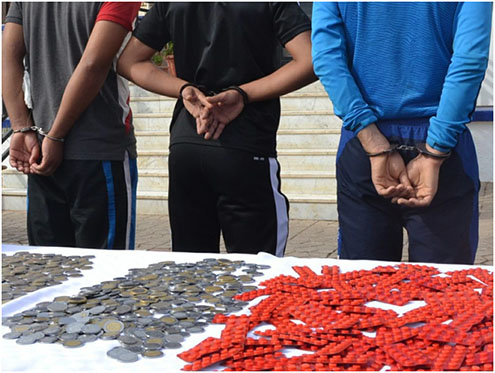 Khenchela: Saisie de plus de 7.200 comprimés psychotropes et arrestation de 7 individus