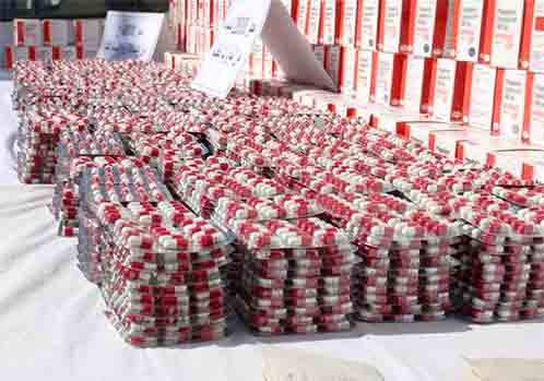 Ouargla  :Saisie de plus de 44000 capsules de psychotropes et arrestation de trois individus