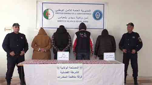 Sidi Bel Abbes:Un réseau de trafic de psychotropes démantelé, près de 5.000 comprimés saisis