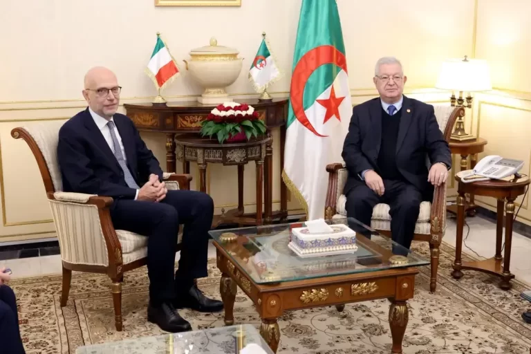 Nasri reçoit l&rsquo;ambassadeur de la République italienne en Algérie
