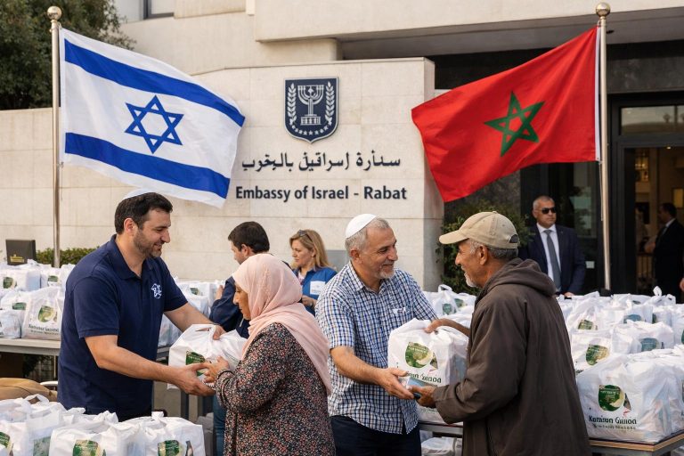 L&rsquo;Aumône de la honte:Quand le Mossad instrumentalise la faim des marocains sous le drapeau d’Israël
