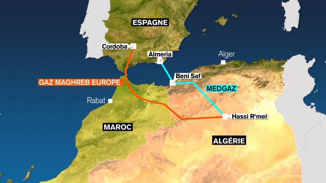 Gaz:L&rsquo;Algérie confirme sa place de deuxième fournisseur de l’Espagne en février