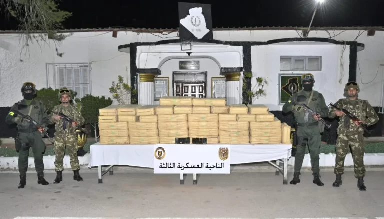 Coup de filet contre le narcotrafic:L’Armée algérienne déjoue une tentative de trafic de 69 kg de cocaïne et plus de deux quintaux de kif