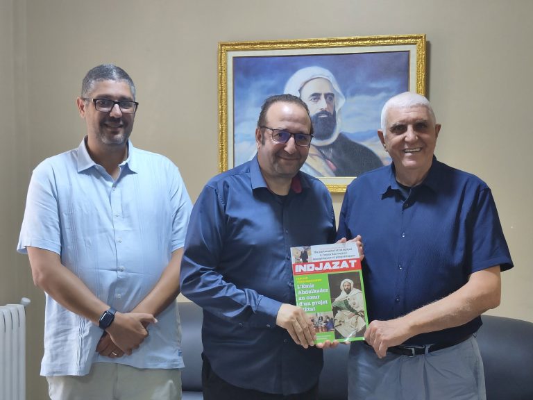 Film sur l&rsquo;Emir Abdelkader :L&rsquo;établissement « Al Djazairi » reçoit le président de la Fondation Emir Abdelkader